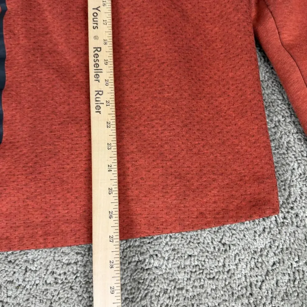 Nike Tech Fleece Hoodie Womens L Orange Full Zip Lined Jacket Sweatshirt Swoosh - Picture 10 of 12